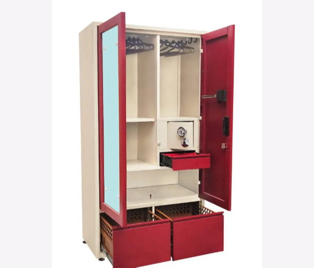 Iron 3 Doors Aluminum Designer Almirah, Without Mirror  Iron 3 Doors Aluminum Designer Almirah, Without Mirror