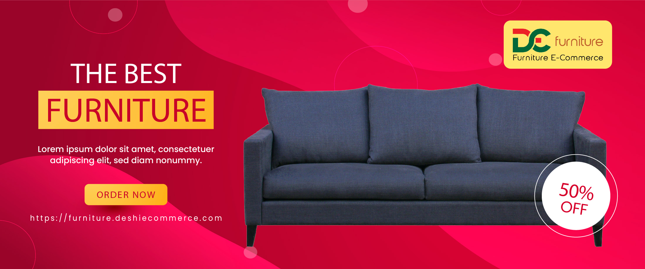 Furniture ecommerce promo